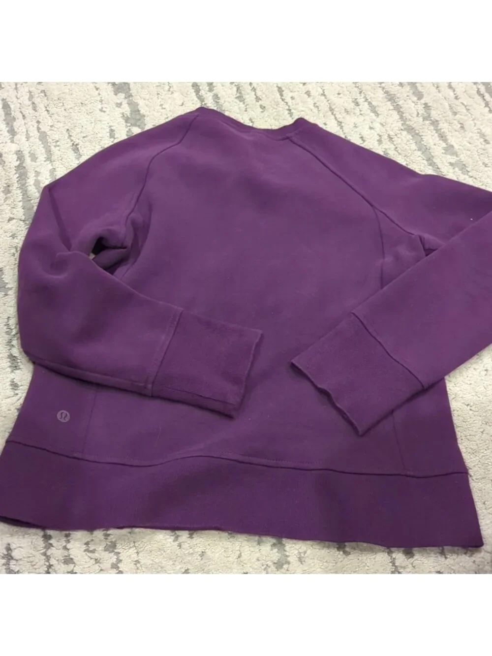 Lululemon Back To It Crew Darkest Magenta